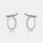 Inlaid Zircon 925 Sterling Silver C-Hoop Earrings king-general-store-5710.myshopify.com