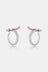 Inlaid Zircon 925 Sterling Silver C-Hoop Earrings king-general-store-5710.myshopify.com