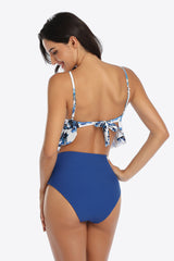 Tropical Print Ruffled Two-Piece Swimsuit king-general-store-5710.myshopify.com