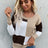 Color Block Ribbed Trim Round Neck Knit Pullover king-general-store-5710.myshopify.com