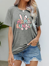 MAMA BUNNY Easter Graphic Short Sleeve Tee king-general-store-5710.myshopify.com