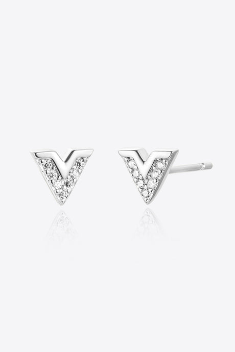 Zircon 925 Sterling Silver Stud Earrings king-general-store-5710.myshopify.com