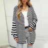 Striped Button Down Long Sleeve Cardigan king-general-store-5710.myshopify.com