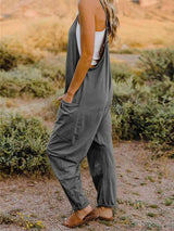 Double Take Full Size Sleeveless V-Neck Pocketed Jumpsuit king-general-store-5710.myshopify.com