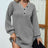 Buttoned V-Neck Sweater Dress king-general-store-5710.myshopify.com