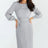 Round Neck Long Sleeve Pleated Sweater Dress king-general-store-5710.myshopify.com