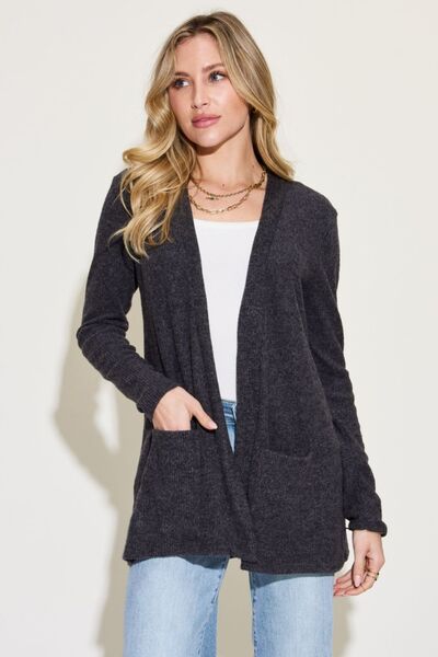 Zenana Open Front Long Sleeve Cardigan king-general-store-5710.myshopify.com