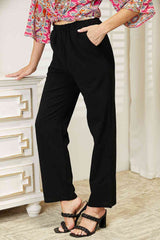 Double Take Pull-On Pants with Pockets king-general-store-5710.myshopify.com