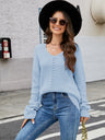 V-Neck Rib-Knit Top king-general-store-5710.myshopify.com