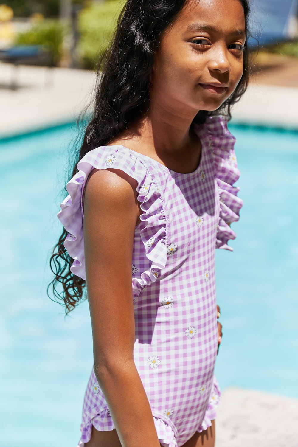 Marina West Swim Float On Ruffled One-Piece in Carnation Pink king-general-store-5710.myshopify.com