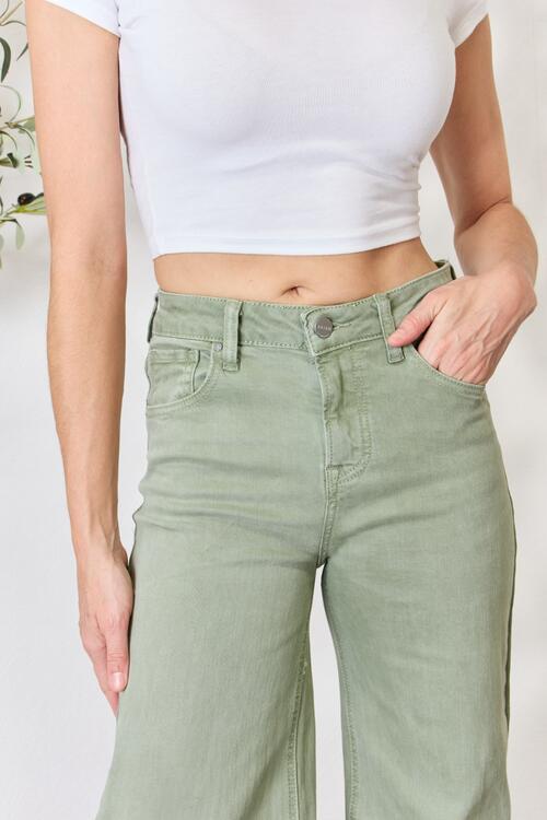 RISEN Full Size Raw Hem Wide-Leg Jeans king-general-store-5710.myshopify.com