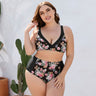 Plus Size Floral High Waist Two-Piece Swim Set king-general-store-5710.myshopify.com