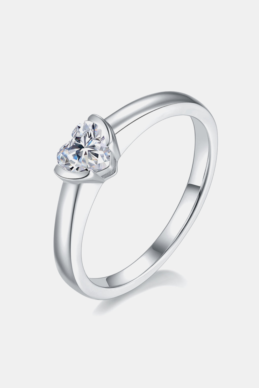 Moissanite 925 Sterling Silver Solitaire Ring king-general-store-5710.myshopify.com