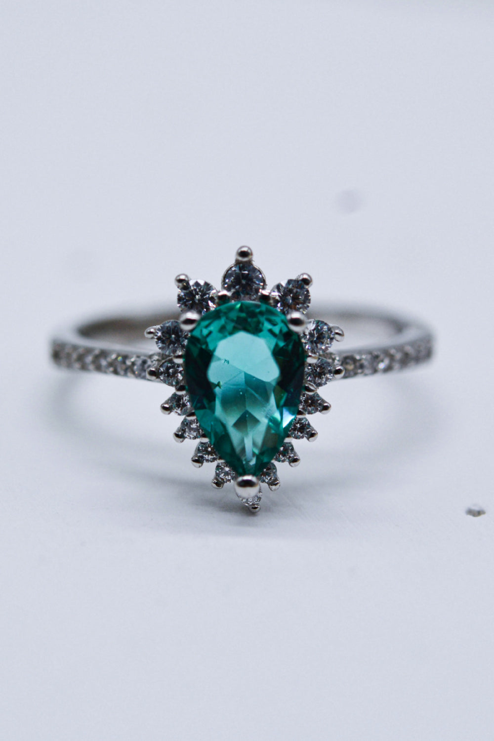 Paraiba Tourmaline Pear Shape Ring king-general-store-5710.myshopify.com