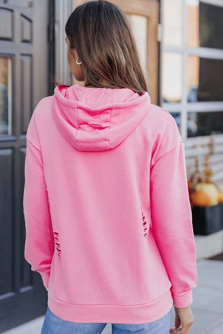 Cutout Dropped Shoulder Hoodie king-general-store-5710.myshopify.com