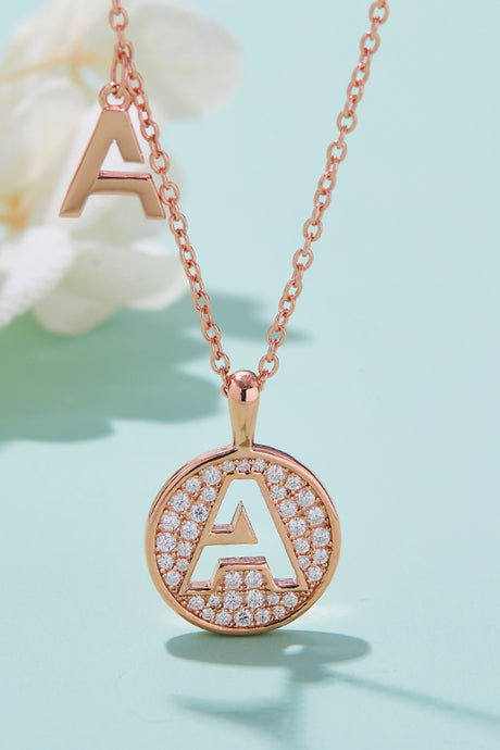 Moissanite A to J Pendant Necklace king-general-store-5710.myshopify.com