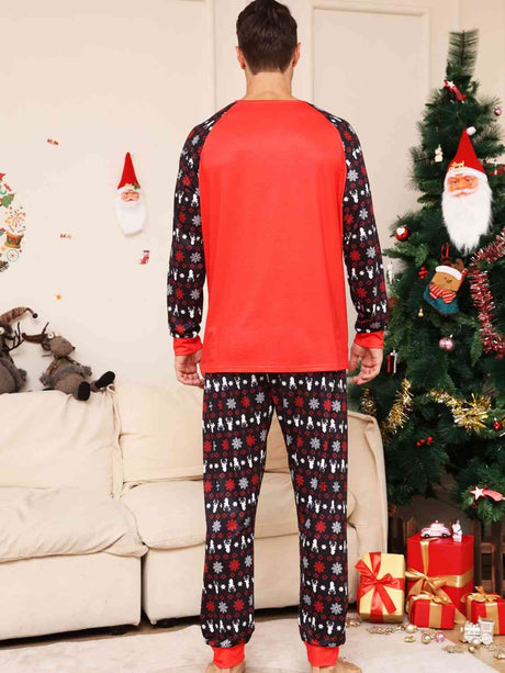 Full Size Reindeer Graphic Top and Pants Set king-general-store-5710.myshopify.com