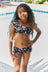 Marina West Swim Clear Waters Two-Piece Swim Set in Black Roses king-general-store-5710.myshopify.com