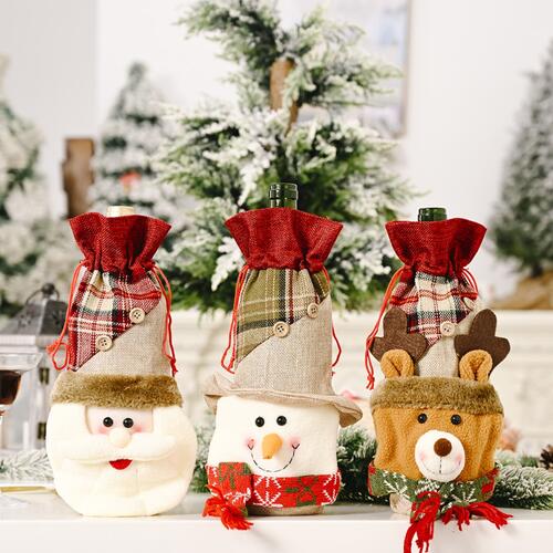 Christmas Wine Bottle Cover king-general-store-5710.myshopify.com