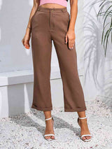 Cropped Straight Leg Pants king-general-store-5710.myshopify.com