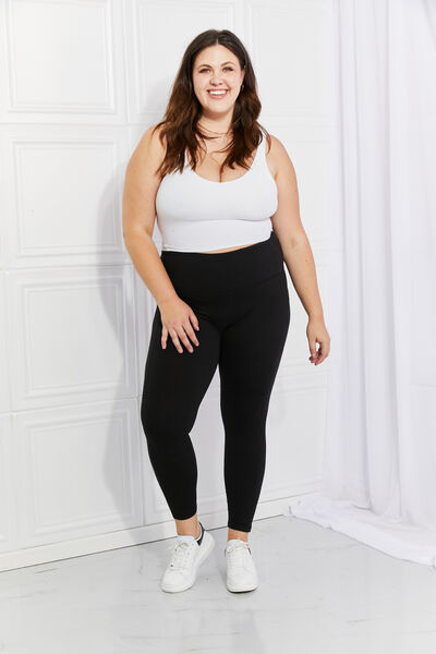 Leggings Depot Full Size Strengthen and Lengthen Reflective Dot Active Leggings king-general-store-5710.myshopify.com