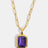Zircon 18K Gold-Plated Geometrical Shape Pendant Necklace king-general-store-5710.myshopify.com
