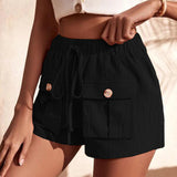 Tie Waist Cargo Shorts king-general-store-5710.myshopify.com