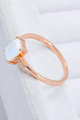 Rectangle Natural Moonstone Ring king-general-store-5710.myshopify.com