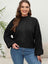 Plus Size Mock Neck Cable Knit Long Sleeve Sweater king-general-store-5710.myshopify.com