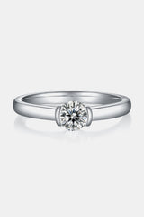 Moissanite 925 Sterling Silver Solitaire Ring king-general-store-5710.myshopify.com