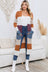 Long Color Block Open Front Pocketed Cardigan king-general-store-5710.myshopify.com