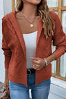 Cable-Knit Dropped Shoulder Hooded Cardigan king-general-store-5710.myshopify.com