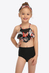 Botanical Print Ruffled Two-Piece Swim Set king-general-store-5710.myshopify.com