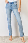 Kancan Full Size Mid Rise Y2K Slit Bootcut Jeans king-general-store-5710.myshopify.com