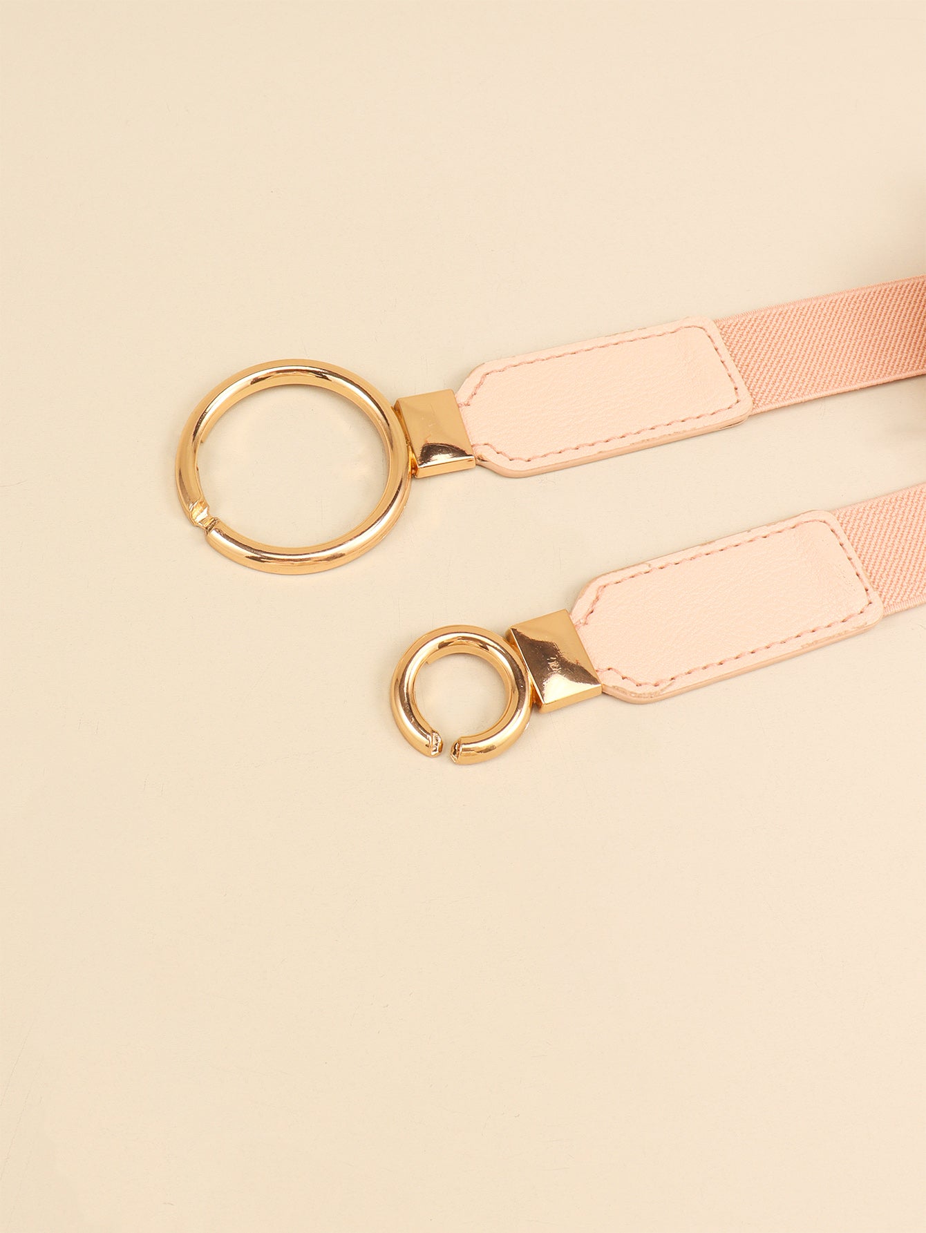 Double Ring Buckle Elastic PU Belt king-general-store-5710.myshopify.com