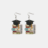 School Theme Wooden Dangle Earrings king-general-store-5710.myshopify.com