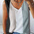 Color Block V-Neck Tank Top king-general-store-5710.myshopify.com