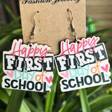 School Theme Wooden Dangle Earrings king-general-store-5710.myshopify.com