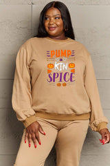 Simply Love Full Size PUMPKIN SPICE Graphic Sweatshirt king-general-store-5710.myshopify.com