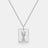 Inlaid Zircon Rectangle Pendant Necklace king-general-store-5710.myshopify.com