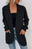 Open Front Rib-Knit Cardigan with Pockets king-general-store-5710.myshopify.com