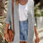 Ribbed Open Front Knit Cardigan king-general-store-5710.myshopify.com