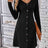 V-Neck Long Sleeve Mini Dress king-general-store-5710.myshopify.com