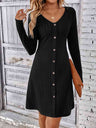 V-Neck Long Sleeve Mini Dress king-general-store-5710.myshopify.com