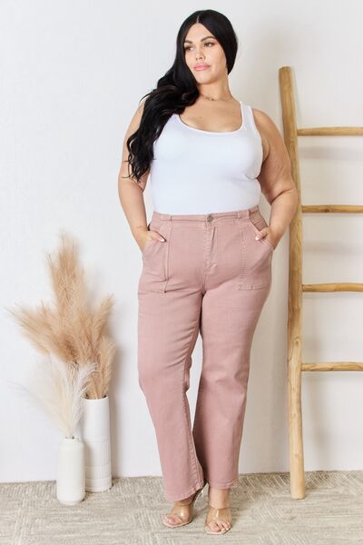 RISEN Full Size High Rise Ankle Flare Jeans king-general-store-5710.myshopify.com