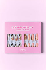 SO PINK BEAUTY Press On Nails 2 Packs king-general-store-5710.myshopify.com