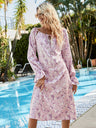 Floral Boat Neck Flounce Sleeve Dress king-general-store-5710.myshopify.com