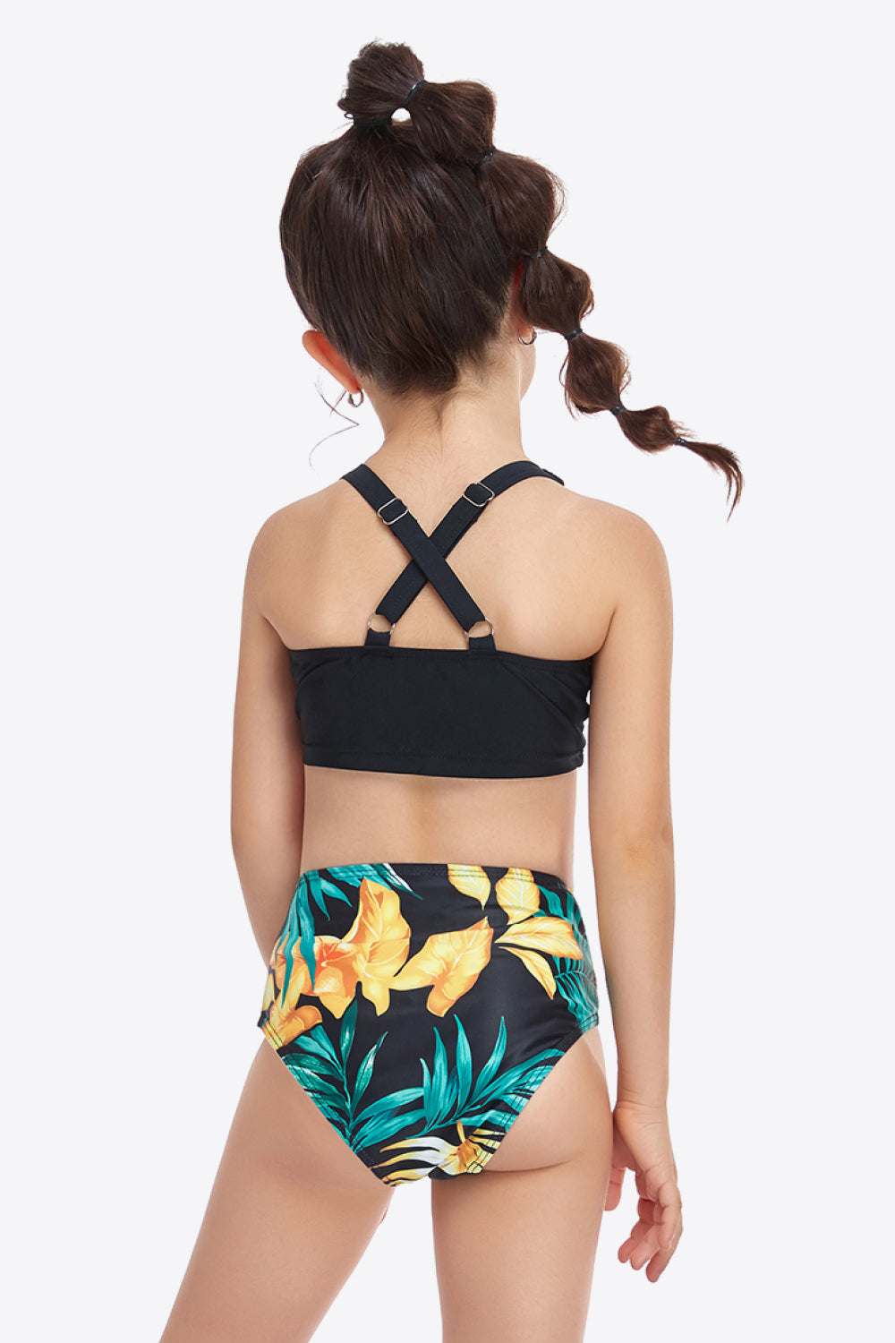 Printed Drawstring Ruched Two-Piece Swim Set king-general-store-5710.myshopify.com