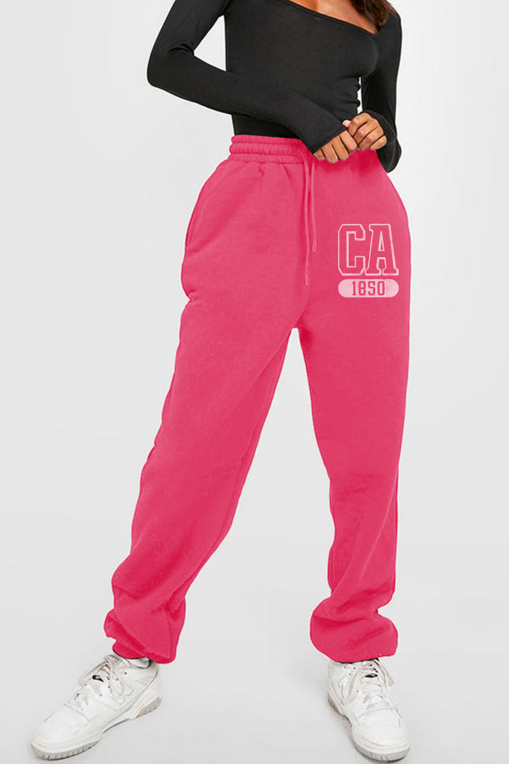 Simply Love Full Size CA 1850 Graphic Joggers king-general-store-5710.myshopify.com