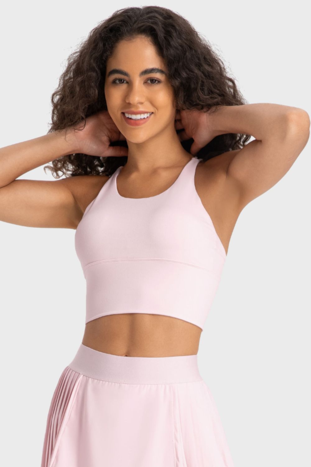 Crisscross Back Ladder Detail Sports Bra king-general-store-5710.myshopify.com